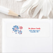 愛国花火差出人住所ラベル ラベル (インサイチュ)