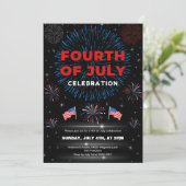 愛国花火7月4日 招待状 (スタンド正面)