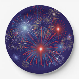 愛国花火 ペーパープレート