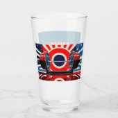 愛国芸術ポップ・アートのオリンピック・バーベルセット タンブラーグラス (裏面)
