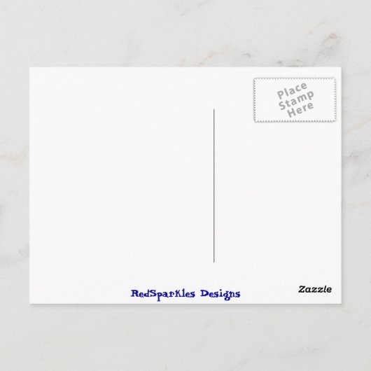 愛国藍 ポストカード (裏面)