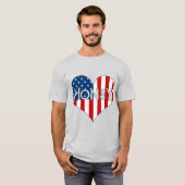 愛国蜂蜜 Tシャツ (正面フル)