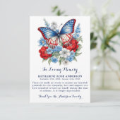 愛国蝶フローラモダン葬儀 サンキューカード (スタンド正面)