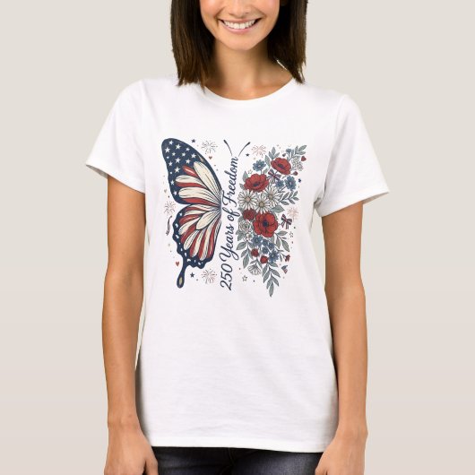 愛国蝶 Tシャツ (正面)