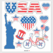 愛国要素コレクションビニール シール (シート)