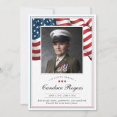 愛国記念カードサンキューカード 招待状 (正面)