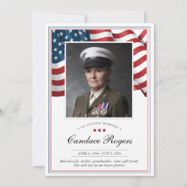 愛国記念カードサンキューカード 招待状