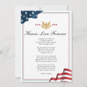 愛国記念カードサンキューカード 招待状 (裏面)