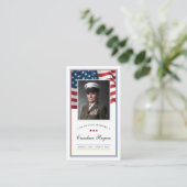 愛国記念カード祈りの言葉カード 名刺 (スタンド正面)