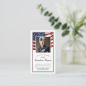 愛国記念カード祈りの言葉カード 名刺 (スタンド正面)