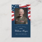 愛国記念カード祈りの言葉カード 名刺 (正面)