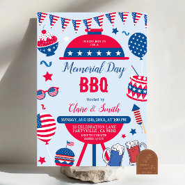 愛国記念日BBQのご招待 招待状