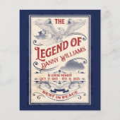 愛国記念退役軍人葬儀紙 (正面)