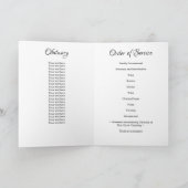 愛国記念退役軍人葬儀P プログラム (内部)