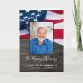 愛国記念退役軍人葬儀P プログラム (正面)