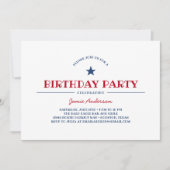 愛国誕生会 招待状 (正面)