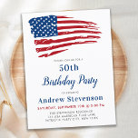 愛国誕生日党アメリカ国旗 インビテーションポストカード<br><div class="desc">米国旗バースデーパーティ招待状。招待状の友人や家族は、これらのアメリカ国旗の招待状とあなたの愛国的な誕生祝いモダンに。イベント、名前、およびパーティー詳細を使用して、このアメリカ国旗の招待状をパーソナライズする。一致する愛国的な誕生日の贈り物、パーティーの好意、および供給のための私たちのコレクションを参照。COPYRIGHT © 2021 Judy Burrows,  Black Dog Art - All Rights Reserved.アメリカ国旗招待状はがき</div>