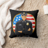 愛国警察のユーモア クッション (ブランケット)