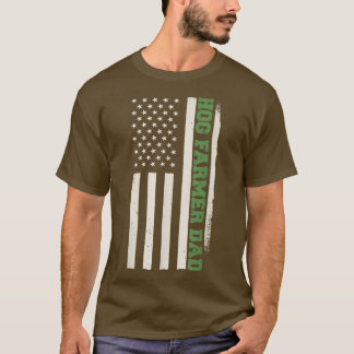愛国豚農業農業豚農家 Tシャツ