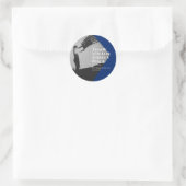 愛国資金調達者イベントクラシックラウンドステッカー ラウンドシール (バッグ)