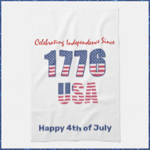 愛国赤白と青7月4日