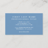 愛国赤白青の花フローラ 名刺 (裏面)