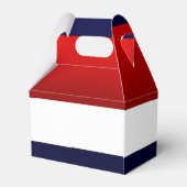 愛国赤白&ブルーコンテンポラリーデザイン フェイバーボックス (裏面サイド)