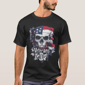 愛国軍事グランジティーシャツ Tシャツ