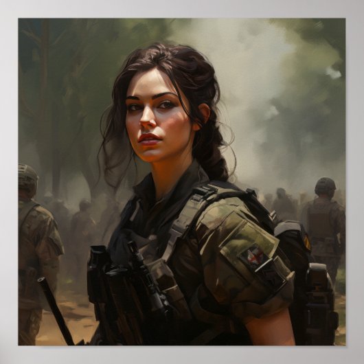 愛国軍兵士のポスター |軍隊を支援 ポスター (正面)