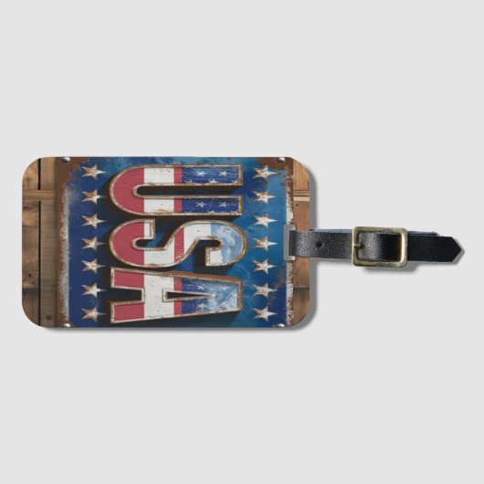 愛国輝く主義の象徴 ラゲッジタグ (正面横)