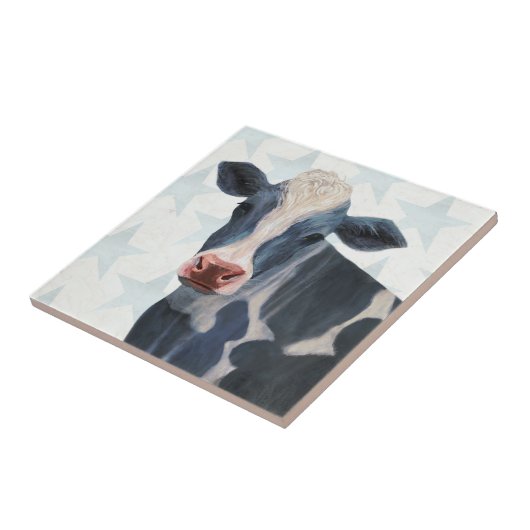 愛国農場 – 牛 タイル (側面)