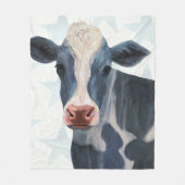 愛国農場 – 牛 フリースブランケット (正面)