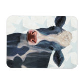 愛国農場 – 牛 マグネット (横)