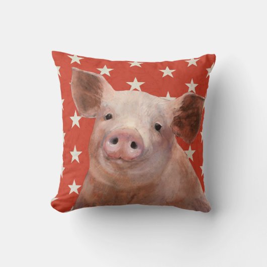 愛国農場 – 豚 クッション (正面)