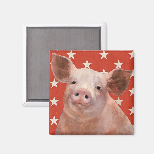 愛国農場 – 豚 マグネット (正面/裏面)