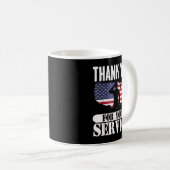 愛国退役軍人日 コーヒーマグカップ (正面右)