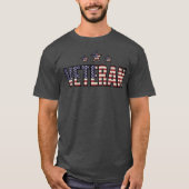 愛国退役軍人 アメリカ Tシャツ (正面)