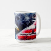 愛国野生生物 コーヒーマグカップ (正面右)