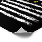 愛国鉄工建築米国国旗 ポスター (角)