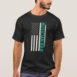 愛国音楽歌手カラオケオペラミュージシャンパパ Tシャツ