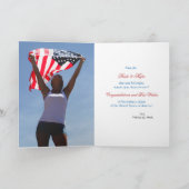 愛国風船の挨拶状 カード (内部)