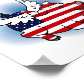 愛国飛んでいる豚 ポスター (角)