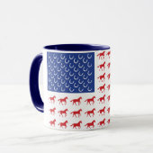 愛国馬アメリカ国旗 マグカップ (正面左)