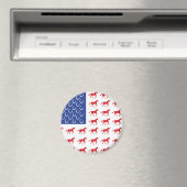 愛国馬アメリカ国旗 マグネット (インサイチュ (食洗機))