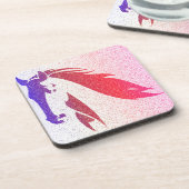 愛国馬スパークル懸命プラスチックのコースター コースター (左側)