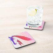 愛国馬スパークル懸命プラスチックのコースター コースター (右側)