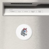 愛国馬フラグサングラスヴィンテージ マグネット (インサイチュ (食洗機))