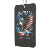 愛国鷲と旗 250周年 1776-2026 カーエアーフレッシュナー (左)