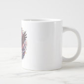 愛国鷲の花火が炸裂 ジャンボコーヒーマグカップ (右)