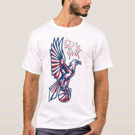 愛国鷲バスケットボール | アメリカンイーグル Tシャツ